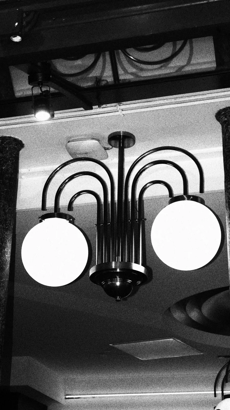 The globe chandelier